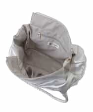 BPCGP37140 MK MICHEL KLEIN BAG(MK ミッシェルクラン バッグ) フェイクレザー編みデザイントート ブラウン