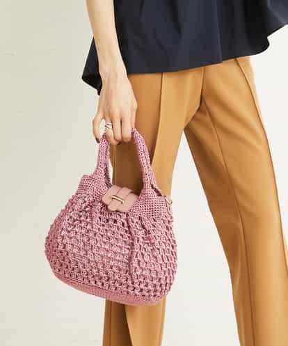 BPCGP38130 MK MICHEL KLEIN BAG [2WAY]メッシュラメトートバッグ