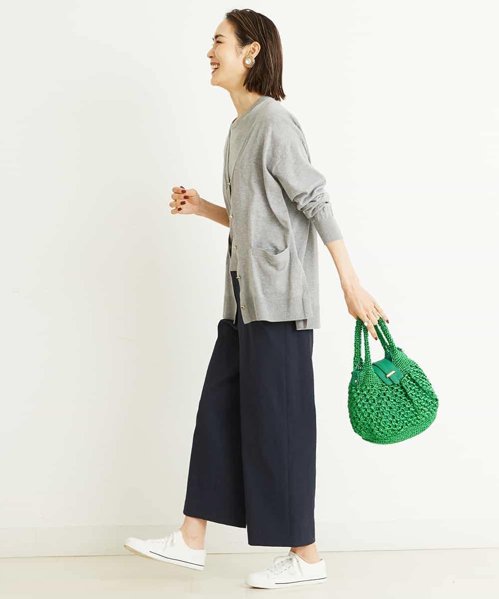 BPCGP38130 MK MICHEL KLEIN BAG(MK ミッシェルクラン バッグ) [2WAY]メッシュラメトートバッグ グリーン