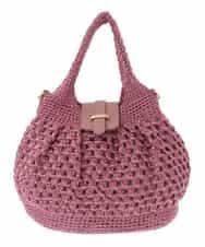 BPCGP38130 MK MICHEL KLEIN BAG(MK ミッシェルクラン バッグ) [2WAY]メッシュラメトートバッグ ピンク