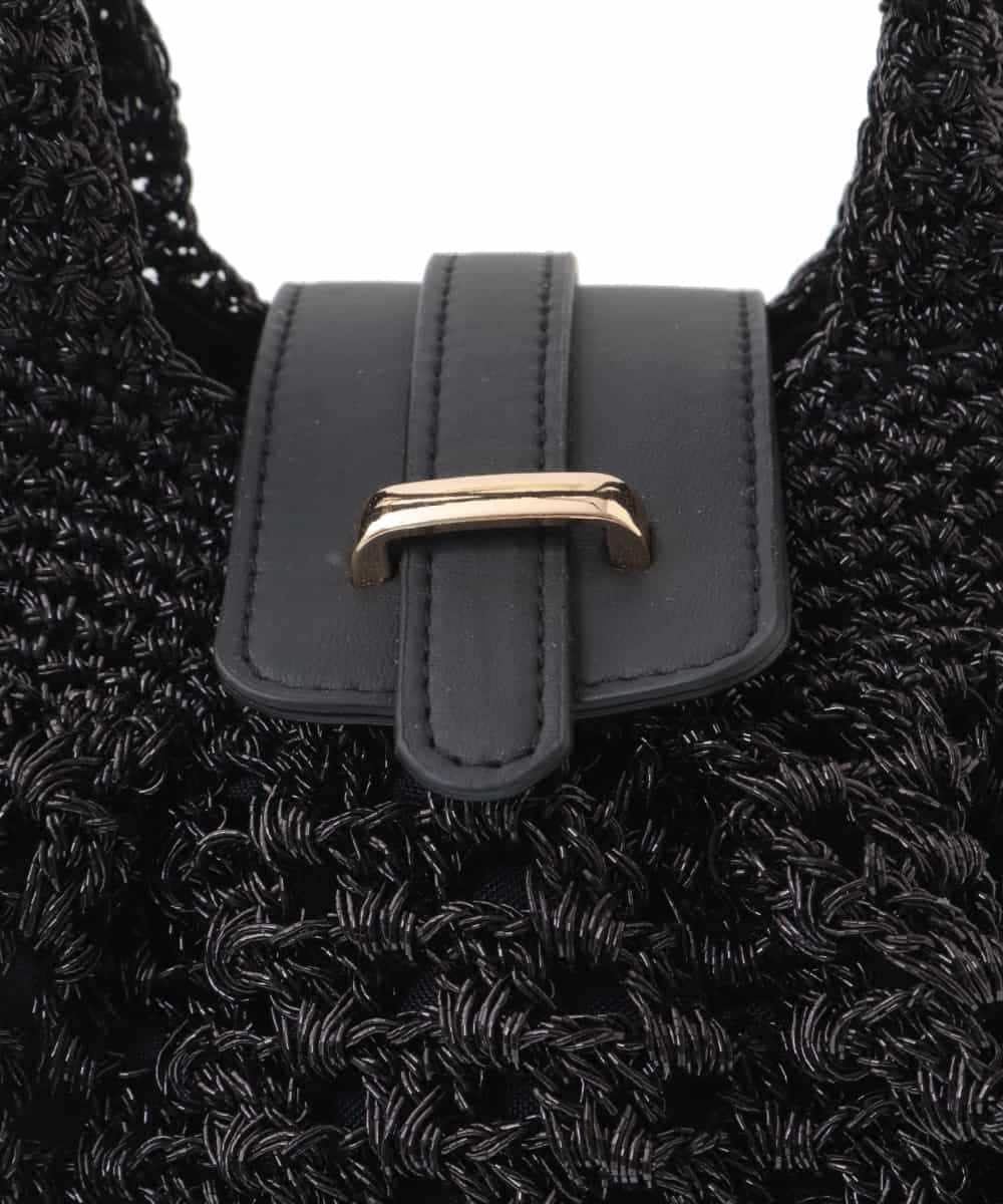 BPCGP38130 MK MICHEL KLEIN BAG(MK ミッシェルクラン バッグ) [2WAY]メッシュラメトートバッグ ブラック