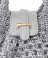 BPCGP38130 MK MICHEL KLEIN BAG(MK ミッシェルクラン バッグ) [2WAY]メッシュラメトートバッグ ブラック