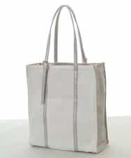 BPCGP41120 MK MICHEL KLEIN BAG(MK ミッシェルクラン バッグ) 編みデザインスクエアトートバッグ アイボリー