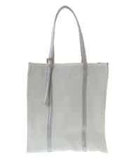 BPCGP41120 MK MICHEL KLEIN BAG(MK ミッシェルクラン バッグ) 編みデザインスクエアトートバッグ アイボリー