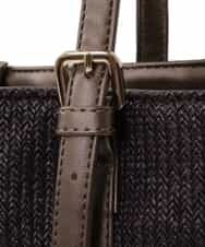 BPCGP41120 MK MICHEL KLEIN BAG(MK ミッシェルクラン バッグ) 編みデザインスクエアトートバッグ アイボリー