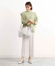 BPCGP41160 MK MICHEL KLEIN BAG(MK ミッシェルクラン バッグ) 【2WAY】デザインチェックトートバッグ ライトグレー