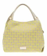 BPCGP41160 MK MICHEL KLEIN BAG(MK ミッシェルクラン バッグ) 【2WAY】デザインチェックトートバッグ イエロー