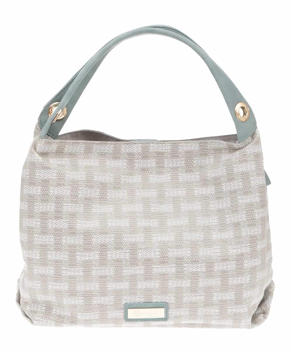 BPCGP41160 MK MICHEL KLEIN BAG(MK ミッシェルクラン バッグ) 【2WAY】デザインチェックトートバッグ ライトグレー