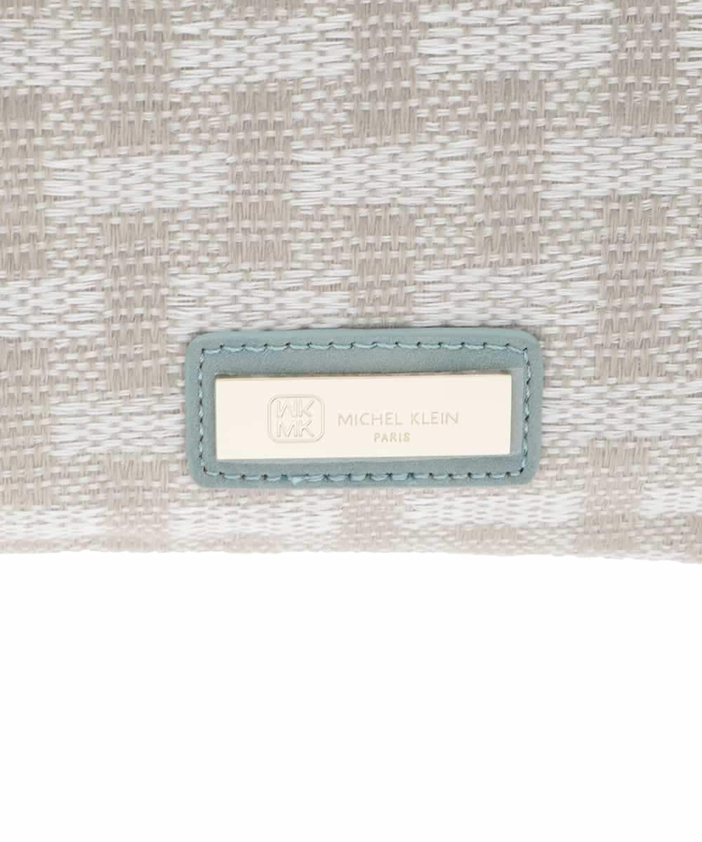BPCGP41160 MK MICHEL KLEIN BAG(MK ミッシェルクラン バッグ) 【2WAY】デザインチェックトートバッグ ライトグレー