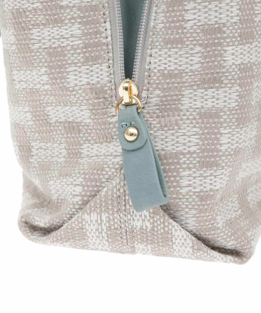 BPCGP41160 MK MICHEL KLEIN BAG(MK ミッシェルクラン バッグ) 【2WAY】デザインチェックトートバッグ ライトグレー