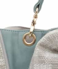 BPCGP41160 MK MICHEL KLEIN BAG(MK ミッシェルクラン バッグ) 【2WAY】デザインチェックトートバッグ ライトグレー
