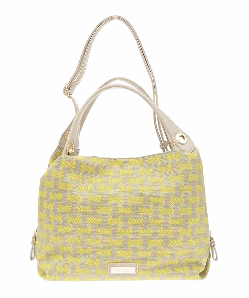 BPCGP41160 MK MICHEL KLEIN BAG(MK ミッシェルクラン バッグ) 【2WAY】デザインチェックトートバッグ ライトグレー