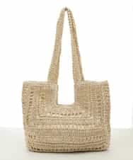 BPCGP42130 MK MICHEL KLEIN BAG(MK ミッシェルクラン バッグ) スクエアデザインメッシュバッグ ベージュ