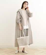 BPCGP52150 MK MICHEL KLEIN BAG(MK ミッシェルクラン バッグ) カットワークメッシュバッグ アイボリー