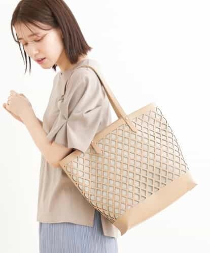 BPCGP52150 MK MICHEL KLEIN BAG カットワークメッシュバッグ