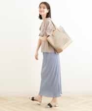 BPCGP52150 MK MICHEL KLEIN BAG(MK ミッシェルクラン バッグ) カットワークメッシュバッグ ベージュ