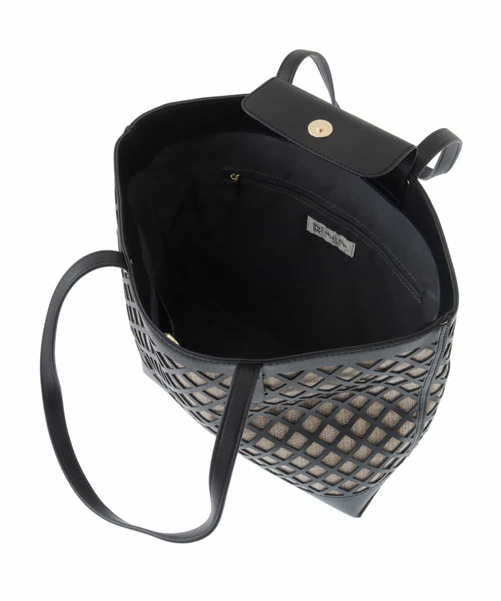 BPCGP52150 MK MICHEL KLEIN BAG(MK ミッシェルクラン バッグ) カットワークメッシュバッグ ベージュ