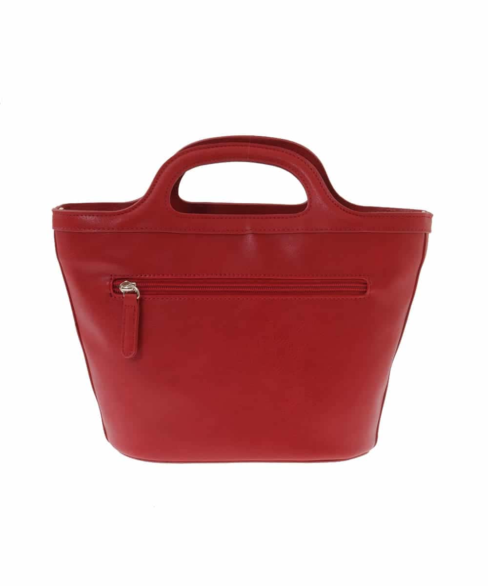BPCGP53140 MK MICHEL KLEIN BAG(MK ミッシェルクラン バッグ) [3WAY]ラフィアミニバッグ レッド