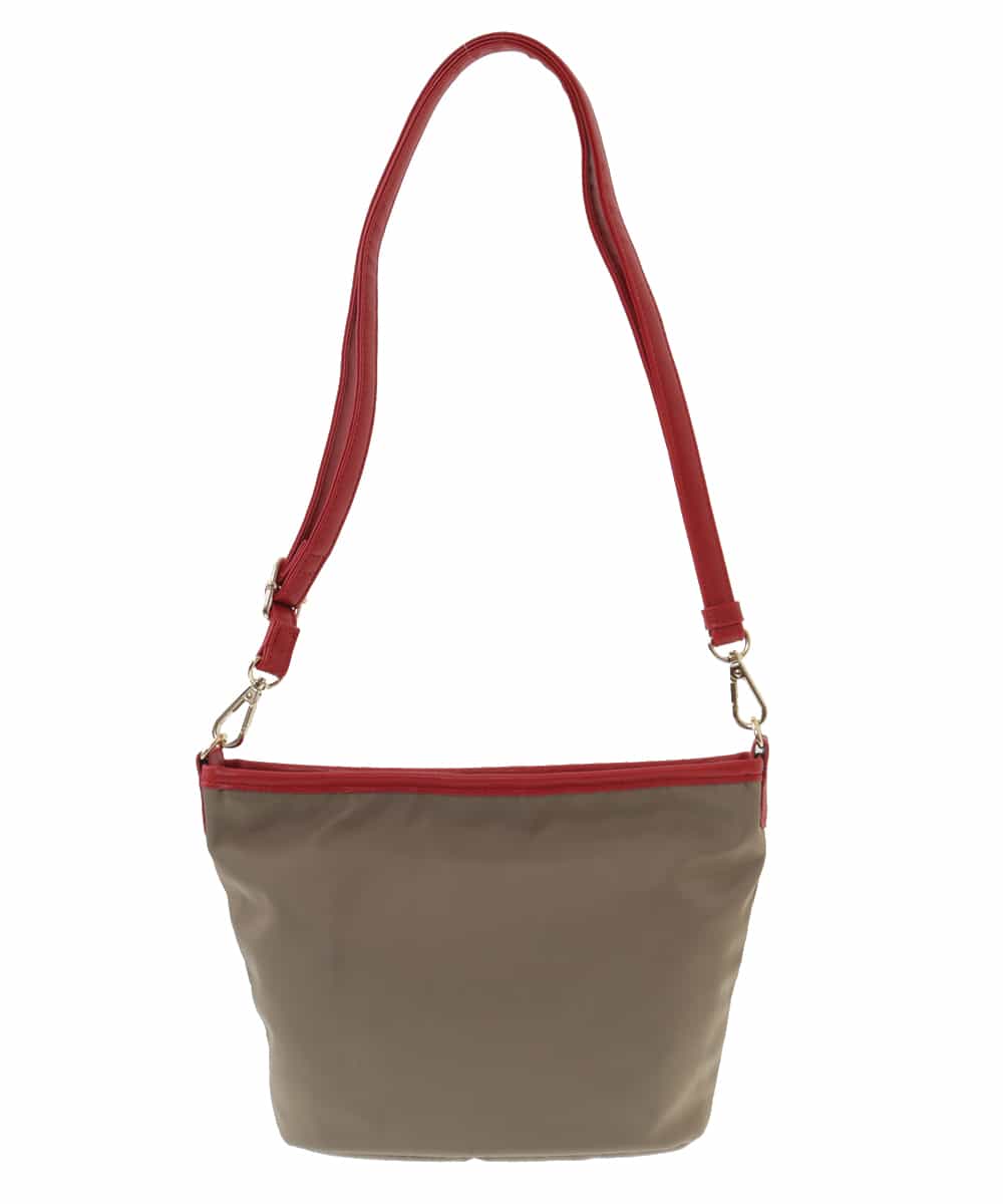 BPCGP53140 MK MICHEL KLEIN BAG(MK ミッシェルクラン バッグ) [3WAY]ラフィアミニバッグ レッド