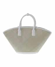BPCGP54160 MK MICHEL KLEIN BAG(MK ミッシェルクラン バッグ) [インバッグ付き]扇型トートバッグ アイボリー