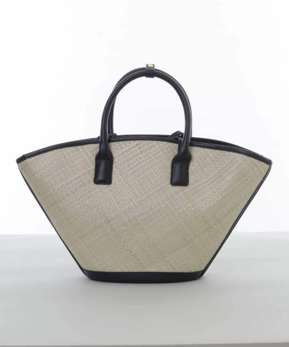 BPCGP54160 MK MICHEL KLEIN BAG(MK ミッシェルクラン バッグ) [インバッグ付き]扇型トートバッグ ブラック