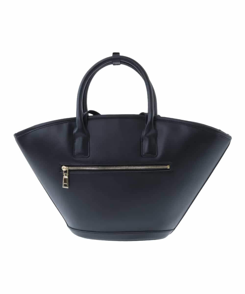 BPCGP54160 MK MICHEL KLEIN BAG(MK ミッシェルクラン バッグ) [インバッグ付き]扇型トートバッグ ブラック