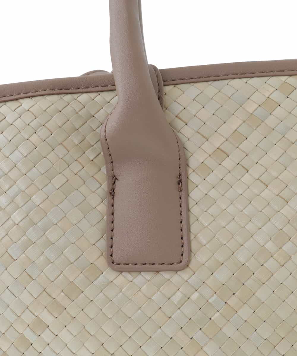 BPCGP54160 MK MICHEL KLEIN BAG(MK ミッシェルクラン バッグ) [インバッグ付き]扇型トートバッグ ブラック