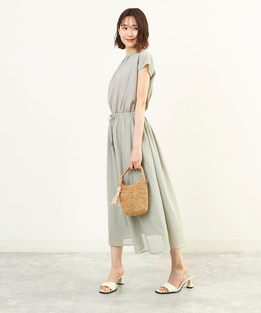 BPCGP56130 MK MICHEL KLEIN BAG(MK ミッシェルクラン バッグ) メッシュミニトート キャメル