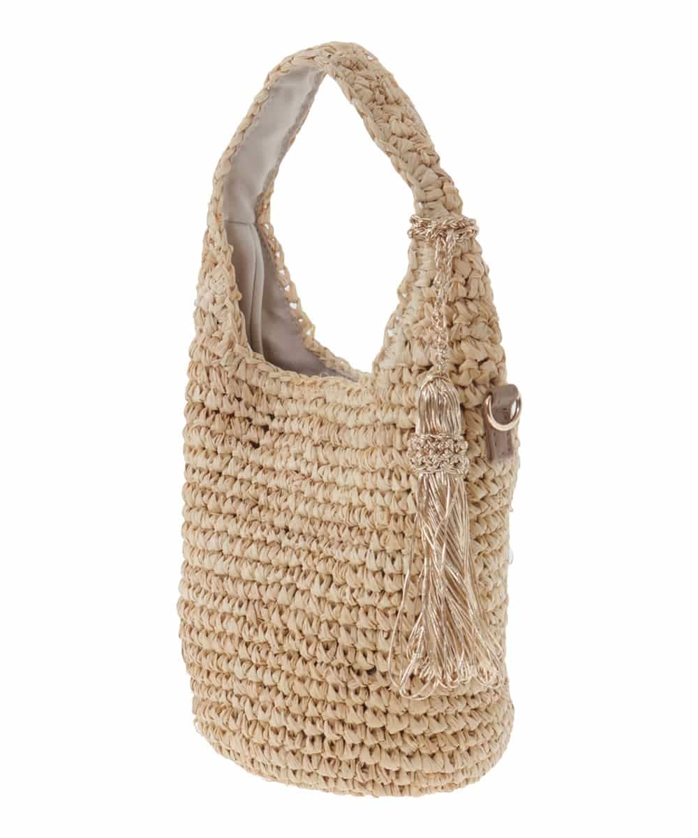 BPCGP56130 MK MICHEL KLEIN BAG(MK ミッシェルクラン バッグ) メッシュミニトート ベージュ