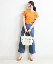 BPCGP57130 MK MICHEL KLEIN BAG(MK ミッシェルクラン バッグ) かぎ編みデザイントートバッグ アイボリー