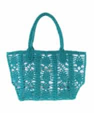 BPCGP57130 MK MICHEL KLEIN BAG(MK ミッシェルクラン バッグ) かぎ編みデザイントートバッグ グリーン