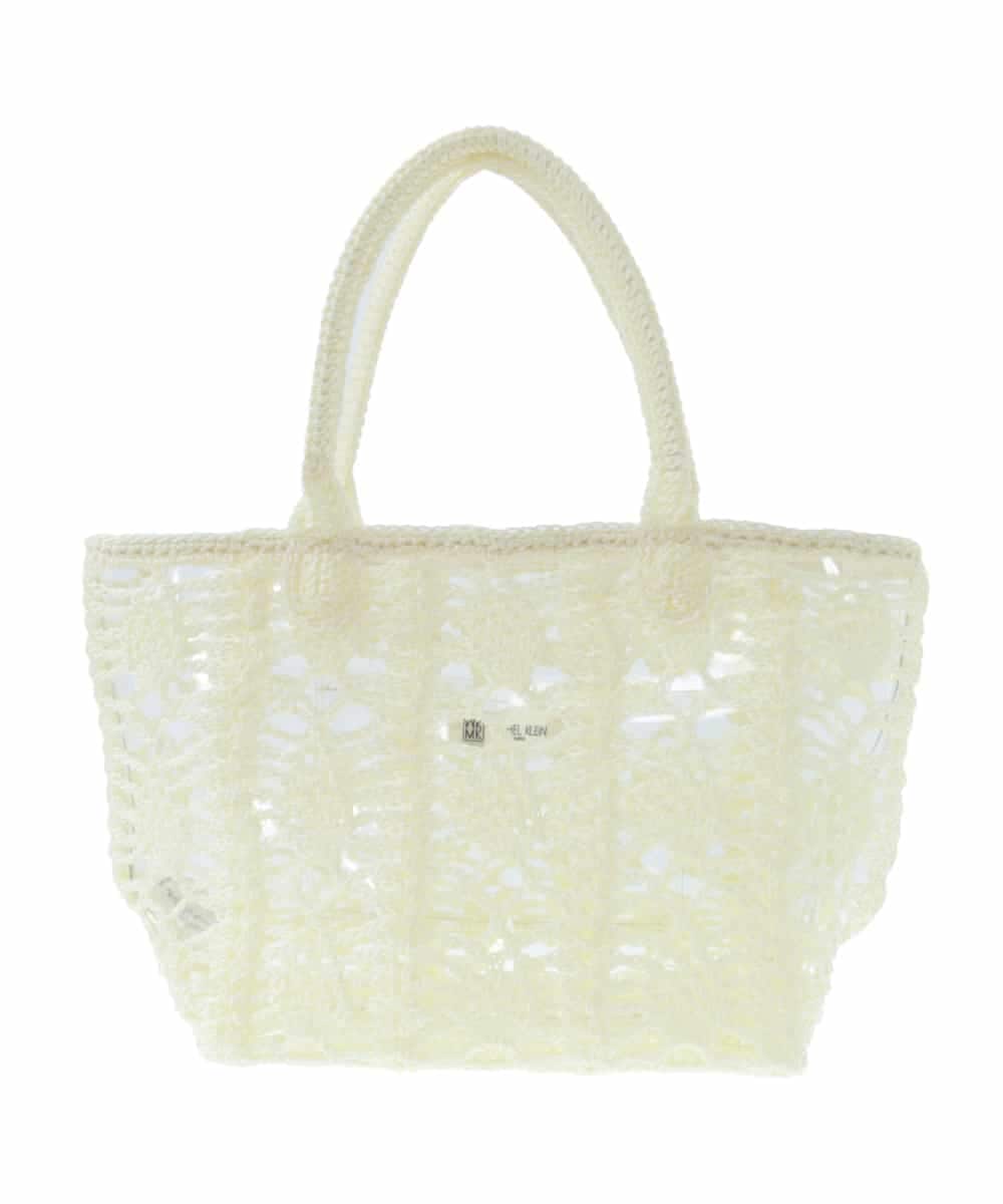 BPCGP57130 MK MICHEL KLEIN BAG(MK ミッシェルクラン バッグ) かぎ編みデザイントートバッグ アイボリー