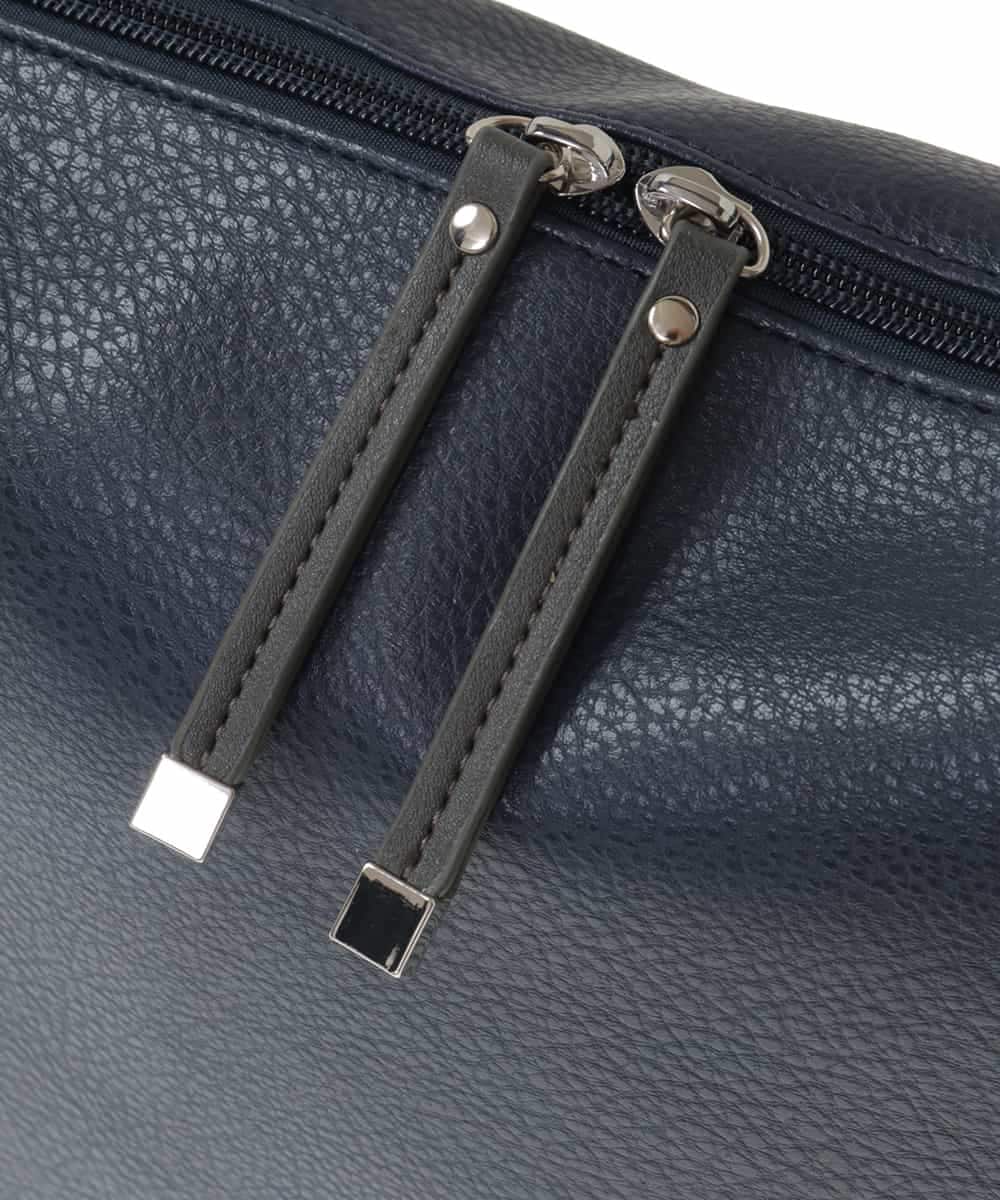 BPCGP63140 MK MICHEL KLEIN BAG(MK ミッシェルクラン バッグ) 【2WAY】デザインハンドルフェイクレザートートバッグ ネイビー