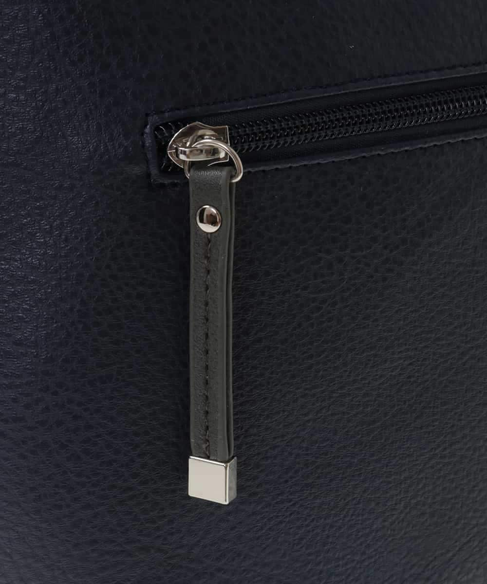 BPCGP63140 MK MICHEL KLEIN BAG(MK ミッシェルクラン バッグ) 【2WAY】デザインハンドルフェイクレザートートバッグ ネイビー