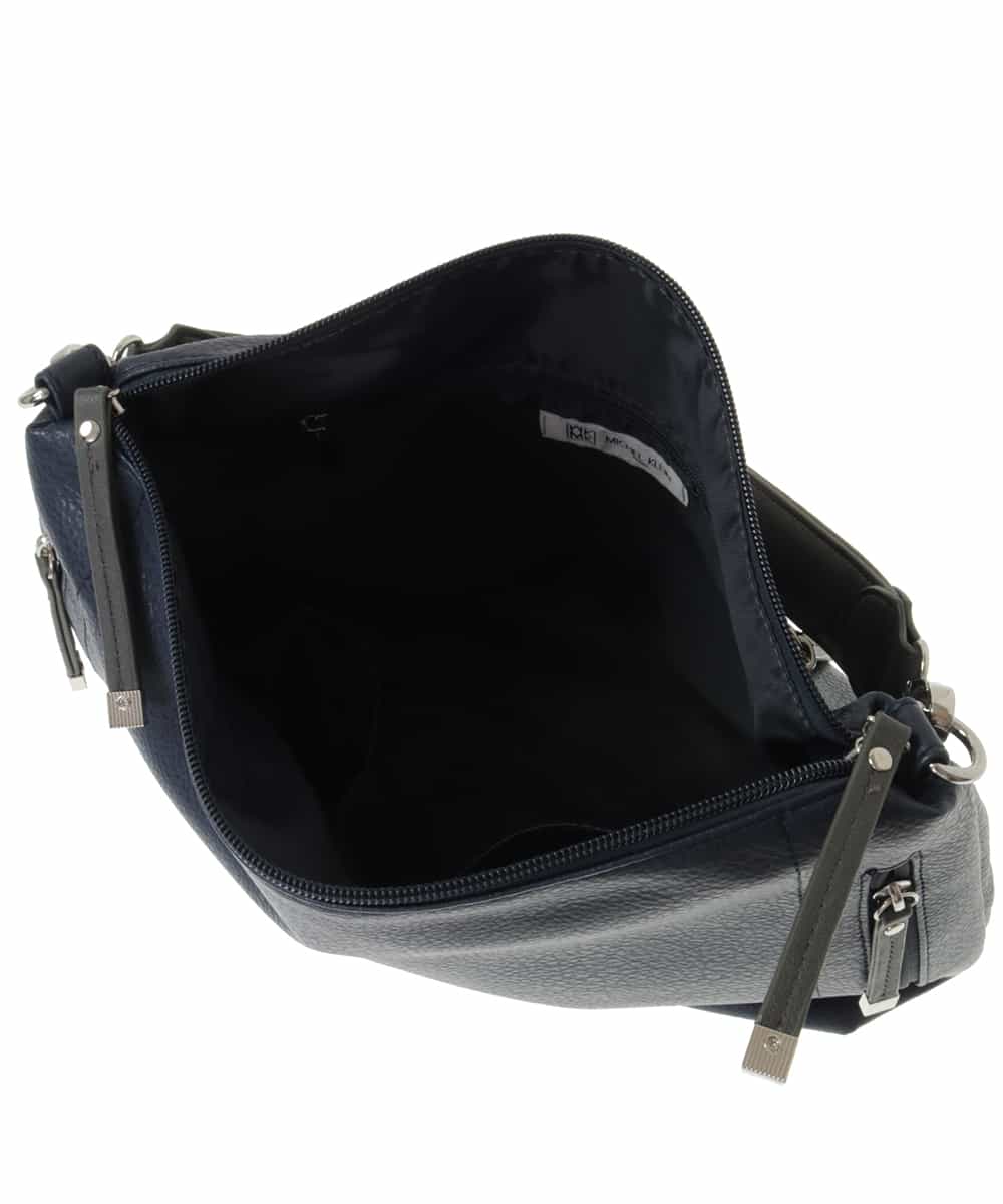 BPCGP63140 MK MICHEL KLEIN BAG(MK ミッシェルクラン バッグ) 【2WAY】デザインハンドルフェイクレザートートバッグ ネイビー