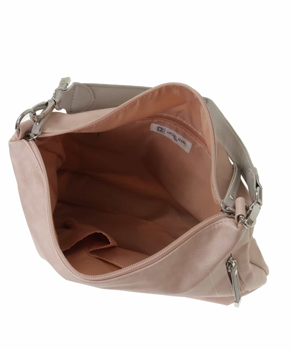 BPCGP63140 MK MICHEL KLEIN BAG(MK ミッシェルクラン バッグ) 【2WAY】デザインハンドルフェイクレザートートバッグ ネイビー