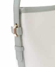 BPCGP64120 MK MICHEL KLEIN BAG(MK ミッシェルクラン バッグ) コンビネーションバケツ型ショルダー グリーン