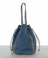 BPCGP66130 MK MICHEL KLEIN BAG(MK ミッシェルクラン バッグ) [2WAY]巾着デザイントートバッグ ブルー