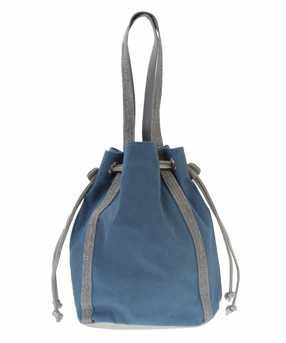 BPCGP66130 MK MICHEL KLEIN BAG(MK ミッシェルクラン バッグ) [2WAY]巾着デザイントートバッグ ブルー