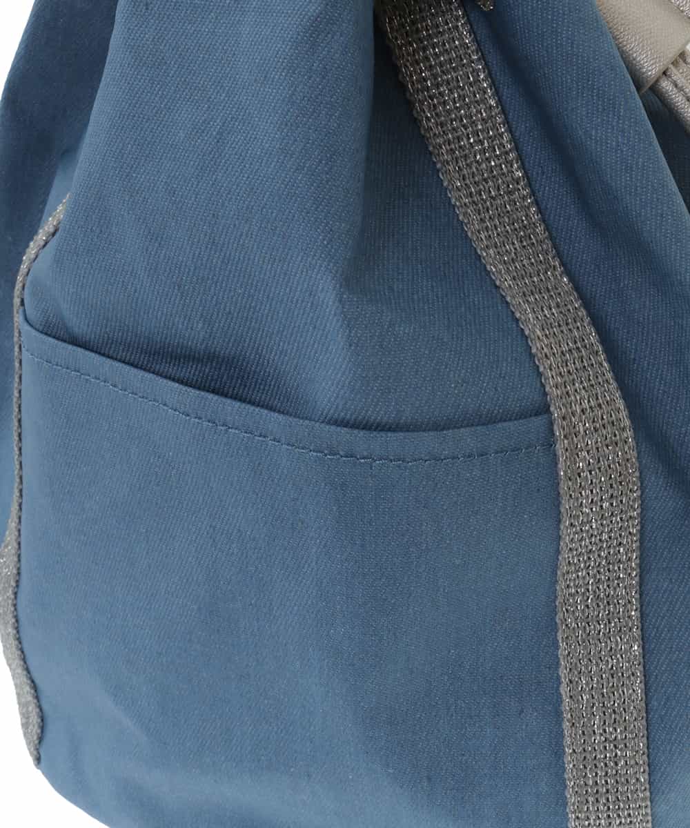 BPCGP66130 MK MICHEL KLEIN BAG(MK ミッシェルクラン バッグ) [2WAY]巾着デザイントートバッグ ブルー