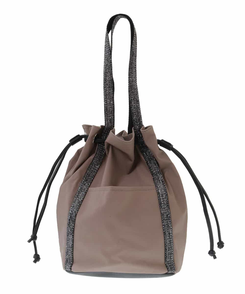 BPCGP66130 MK MICHEL KLEIN BAG(MK ミッシェルクラン バッグ) [2WAY]巾着デザイントートバッグ モカベージュ