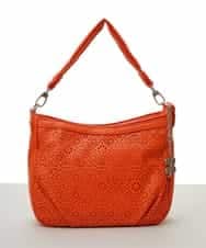 BPCGS30150 MK MICHEL KLEIN BAG(MK ミッシェルクラン バッグ) [2WAY/チャーム付き]パンチングデザインバッグ オレンジ