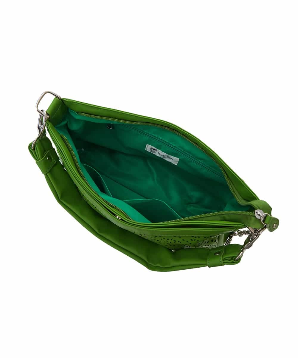 BPCGS30150 MK MICHEL KLEIN BAG(MK ミッシェルクラン バッグ) [2WAY/チャーム付き]パンチングデザインバッグ オレンジ