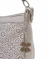BPCGS30150 MK MICHEL KLEIN BAG(MK ミッシェルクラン バッグ) [2WAY/チャーム付き]パンチングデザインバッグ オレンジ