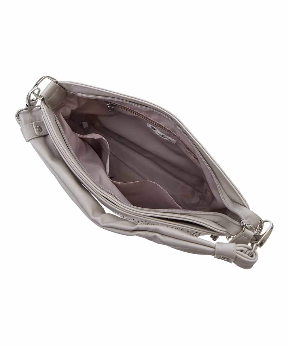 BPCGS30150 MK MICHEL KLEIN BAG(MK ミッシェルクラン バッグ) [2WAY/チャーム付き]パンチングデザインバッグ オレンジ