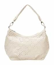 BPCGS31150 MK MICHEL KLEIN BAG(MK ミッシェルクラン バッグ) [2WAY]パンチングアクセントショルダーバッグ アイボリー