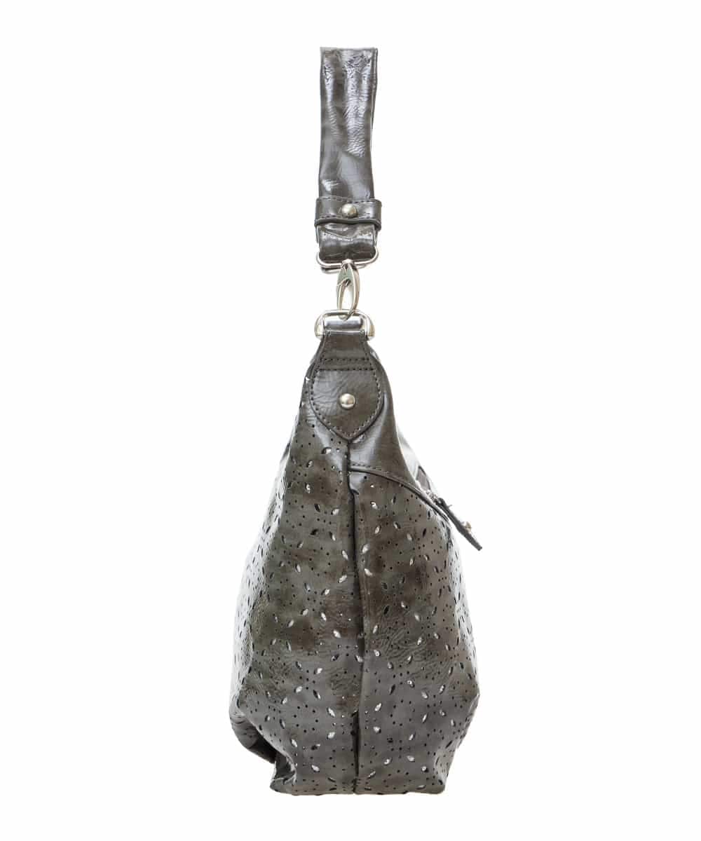 BPCGS31150 MK MICHEL KLEIN BAG(MK ミッシェルクラン バッグ) [2WAY]パンチングアクセントショルダーバッグ グレー