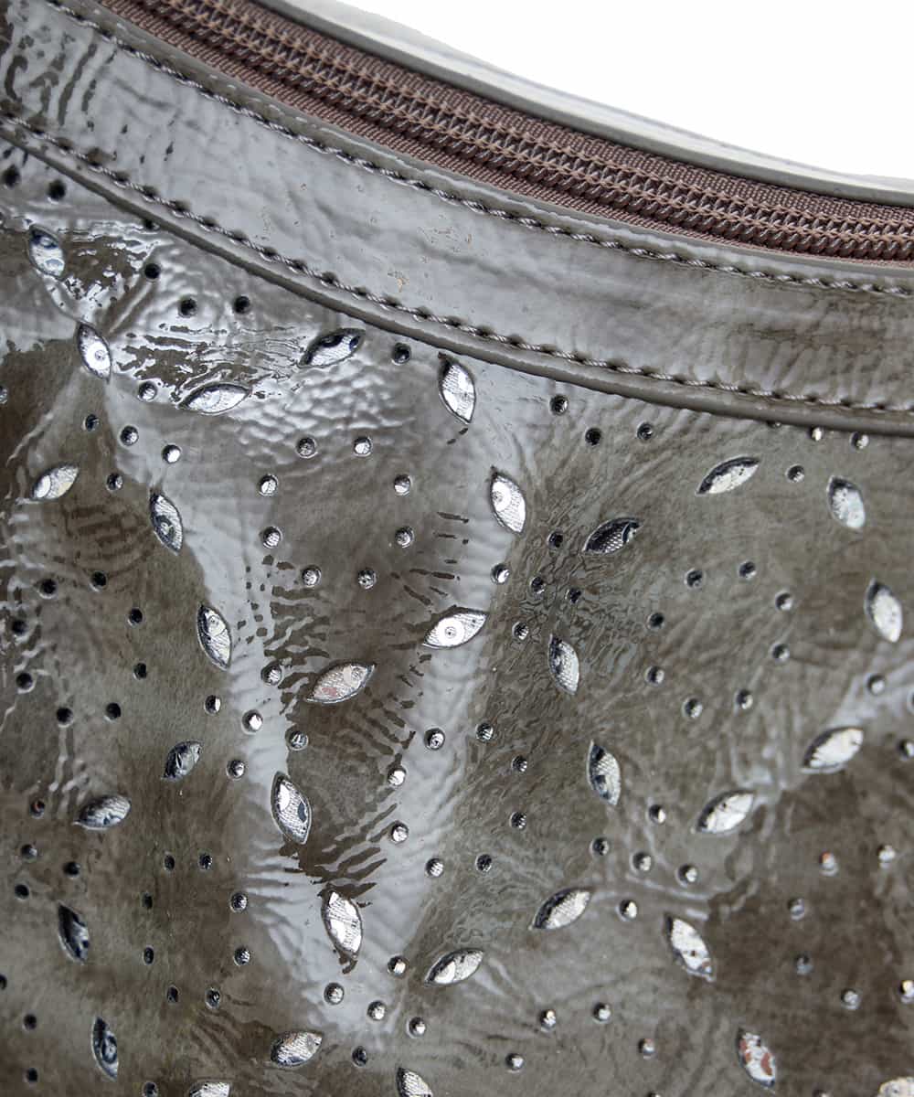 BPCGS31150 MK MICHEL KLEIN BAG(MK ミッシェルクラン バッグ) [2WAY]パンチングアクセントショルダーバッグ グレー