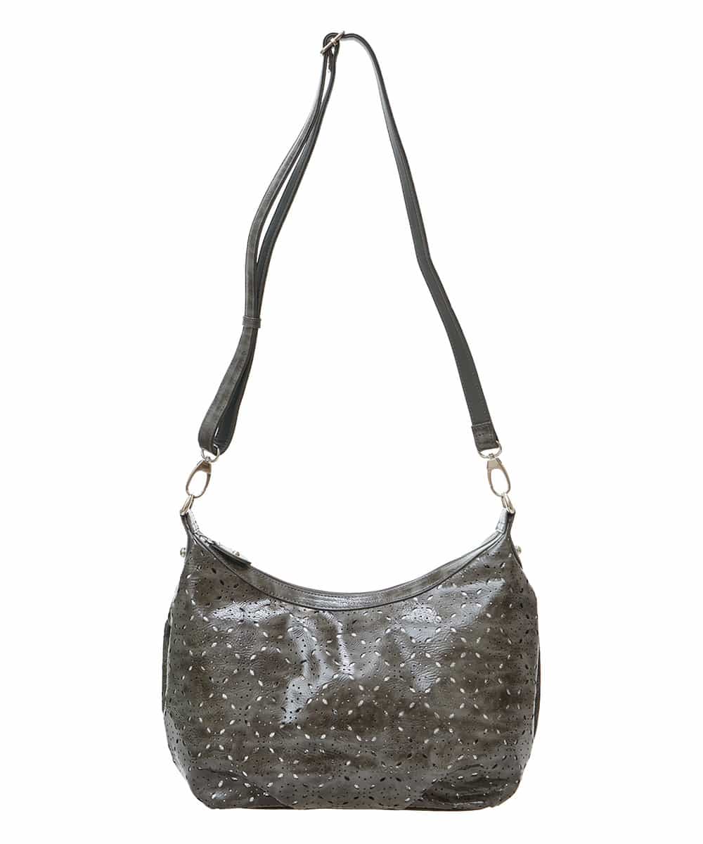 BPCGS31150 MK MICHEL KLEIN BAG(MK ミッシェルクラン バッグ) [2WAY]パンチングアクセントショルダーバッグ グレー