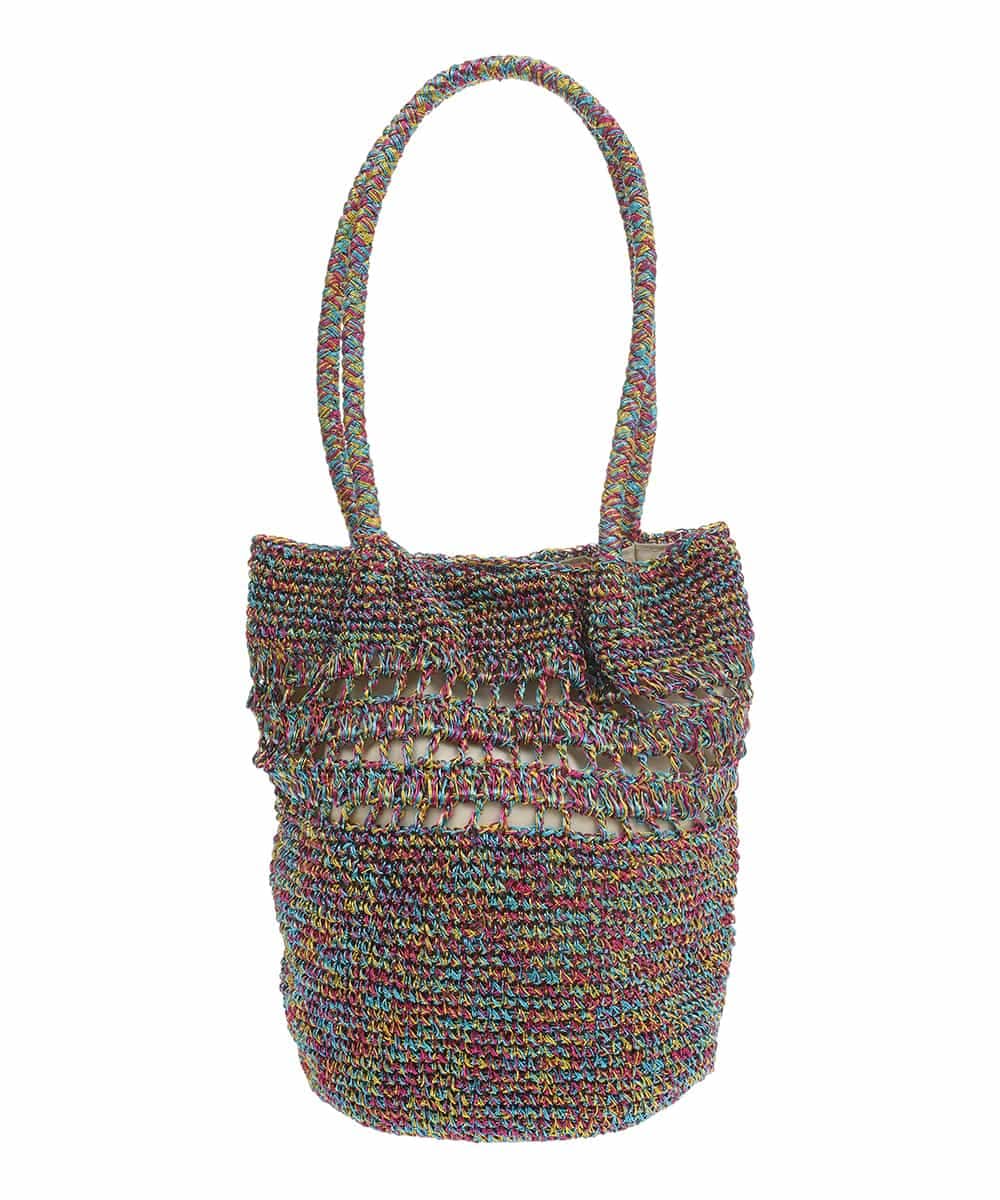 BPCGS32140 MK MICHEL KLEIN BAG(MK ミッシェルクラン バッグ) ラメカラーメッシュトートバッグ マルチ